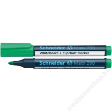SCHNEIDER Tábla- és flipchart marker, 1-3 mm, kúpos, SCHNEIDER Maxx 290, zöld (TSC290Z) filctoll, marker