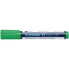 SCHNEIDER Tábla- és flipchart marker 2-3mm, kerek végű Schneider Maxx 290 zöld filctoll, marker