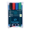 SCHNEIDER Tábla- és flipchart marker készlet 2-3mm, kerek végű Maxx 290, 4 klf. szín (SCHNEIDER_36354)