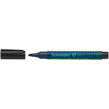 SCHNEIDER Tábla- és flipchart marker utántölthető 1-3mm, kúpos Schneider Maxx Eco 110 fekete filctoll, marker