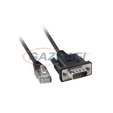 SCHNEIDER TCSMCN3M4F3C2 RS232 RJ45 > SUBD9 anya csati - kereszt, nyomtatóhoz villanyszerelés