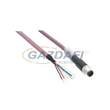 SCHNEIDER TCSXCNDFNX25V Kábel,egyenes,M8-4p,Anya-csak vezeték, 25m villanyszerelés