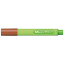 SCHNEIDER Tűfilc, 0,4 mm, SCHNEIDER &quot;Link-it&quot;, összeilleszthető, mahagóni filctoll, marker