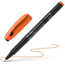 SCHNEIDER Tűfilc, 0,4 mm, SCHNEIDER "Topliner 967", narancssárga filctoll, marker