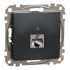 SCHNEIDER ÚJ SEDNA 1xRJ45 Cat6 STP aljzat, antracit villanyszerelés