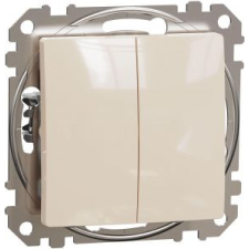 SCHNEIDER ÚJ SEDNA Csillárkapcsoló, rugós bekötés, 10AX, (105), bézs villanyszerelés