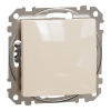 SCHNEIDER ÚJ SEDNA Keresztkapcsoló, rugós bekötés, 10AX, (107), bézs