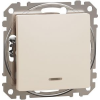 SCHNEIDER ÚJ SEDNA Kétpólusú kapcsoló, EF, 16AX, bézs