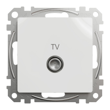 SCHNEIDER Új Sedna TV aljzat végzáró 4 dB fehér villanyszerelés