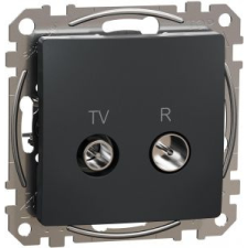 SCHNEIDER ÚJ SEDNA TV/R aljzat, átmenő, 7 dB, antracit villanyszerelés
