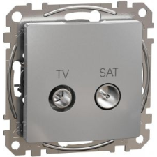 SCHNEIDER ÚJ SEDNA TV/SAT aljzat, végzáró, 4 dB, alumínium villanyszerelés
