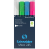 SCHNEIDER Üvegtábla marker 1-3 mm 4-es készlet SCHNEIDER Maxx 245