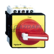 SCHNEIDER VCD0 Komplett fő- és vészleállító kapcsoló 25A, ajtóra, 22.5mm villanyszerelés