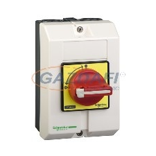 SCHNEIDER VCFXGE1 Fő- és vészleállító kapcsoló üres tok 10-32A, kapcsolókarral villanyszerelés