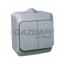 SCHNEIDER WDE000650 CEDAR PLUS Csillárkapcsoló, IP44, szürke (105) villanyszerelés