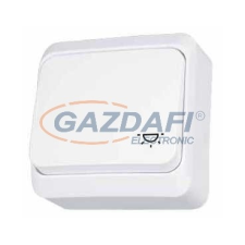 SCHNEIDER WDE001013 PRIMA Egypólusú nyomó, lámpajellel, 10A, fehér villanyszerelés