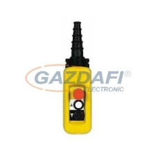 SCHNEIDER XACA2913 2 kétfokozatú nyomógomb, mechanikus retesz, 1NC+2NO érintkező+vészg. (NC) villanyszerelés