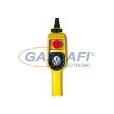 SCHNEIDER XACD22P2121 1 kétirányú nyomógomb, 2 pólus, +vészgomb, 1,1kW villanyszerelés