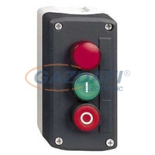 SCHNEIDER XALD363B Tokozott nyomógomb 2 gombos + 1 jjelzől. villanyszerelés