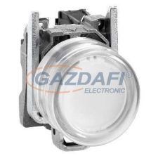 SCHNEIDER XB4BP181EX ATEX D nyomógomb, fém, 1NO, fehér, átlátszó védőspkával, címke tartóval villanyszerelés