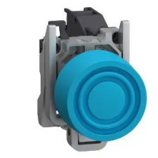 SCHNEIDER XB4BPS61GEX Harmony ATEX DG komplett nyomógomb, Ø22, beépített védősapkás, 1NO, kék villanyszerelés