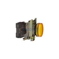 SCHNEIDER XB4BVB5EX ATEX D LED jelzőlámpa, fém, sárga, 24VAC/DC világítás