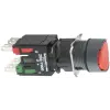 SCHNEIDER XB6AA45B Komplett nyomógomb, piros