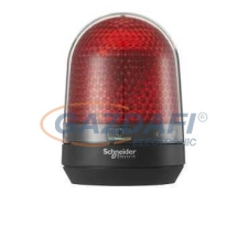 SCHNEIDER XVR3B04 Multifunkciós forgó jelzőegység, LED, 100mm, IP65, piros, 12-24VAC/DC villanyszerelés