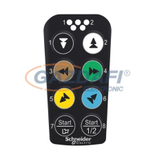 SCHNEIDER ZARC705 Harmony eXLhoist vezetéknélküli daruvezérlő címke készlet ZART8LS késüzlékhez villanyszerelés