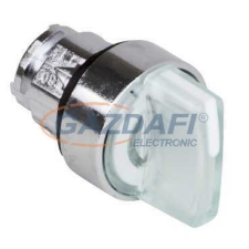 SCHNEIDER ZB4BK1813 Világító választókapcsoló fej, 3állású, fehér villanyszerelés