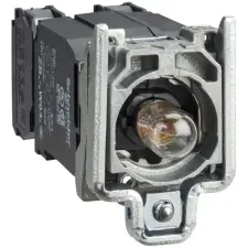 SCHNEIDER ZB4BW035 Világító ny.gomb aljzat+transzf., 120V villanyszerelés