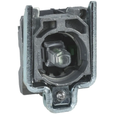 SCHNEIDER ZB4BW0B15 LED-es világító nyomógomb aljzat, fehér, N/O+N/C, 24V villanyszerelés
