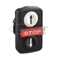 SCHNEIDER ZB5AA71124 Kettősfejű nyomógomb, műanyag villanyszerelés