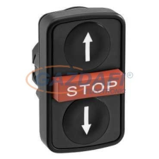 SCHNEIDER ZB5AA72124 Kettősfejű nyomógomb, műanyag villanyszerelés