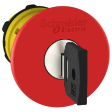 SCHNEIDER ZB5AS94412 Kulcsos vészgombfej, átm:40mm, piros villanyszerelés
