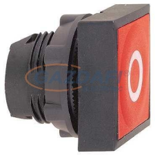 SCHNEIDER ZB5CA432 Szögletes nyomógombfej, jelöléssel,piros villanyszerelés