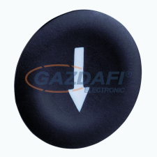 SCHNEIDER ZBA335 Fedőlapka nyomógombhoz fekete villanyszerelés