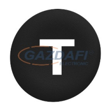 SCHNEIDER ZBAF245 Harmony Ø30 panelbe süllyesztett nyomógomb tető, fekete, &quot;T villanyszerelés