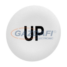 SCHNEIDER ZBAF343 Harmony Ø30 panelbe süllyesztett nyomógomb tető, zöld, &quot;UP villanyszerelés