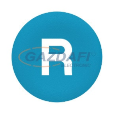 SCHNEIDER ZBAF639 Harmony Ø30 panelbe süllyesztett nyomógomb tető, kék, &quot;R villanyszerelés