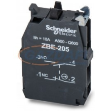 SCHNEIDER ZBE205 Érintkezőblokk, 1N/C+1N/O villanyszerelés