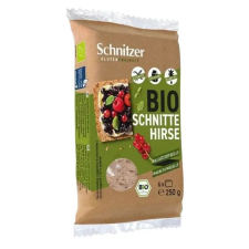 Schnitzer bio kenyér köles gluténmentes 250g pékárú