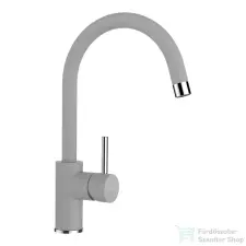 Schock PLUTOS konyhai csaptelep Cristalite Croma, gránithatású, szürke 589000CROM csaptelep