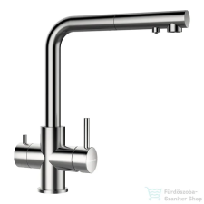 Schock VITUS konyhai csaptelep szűrt vízhez, kihúzható fejjel, szálcsiszolt inox 560120EDM csaptelep