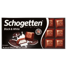  Schogetten Táblás Black &amp; White 100g /15/ csokoládé és édesség