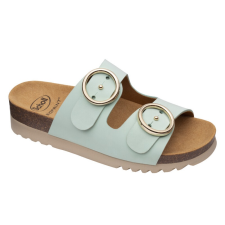 Scholl Malibu 2 Straps papucs - zöldeskék gyógypapucs