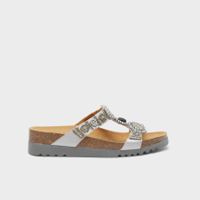  Scholl New Bogotà Wedge EZÜST/ÓN, 37 női papucs