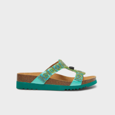  Scholl New Bogotà Wedge SMARAGDZÖLD/ZÖLD, 38 női papucs