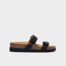  Scholl Palmilla 2 Straps Fekete, 36 női papucs