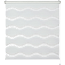 Schöner Wohnen Tilda hullámos dupla roló 75 cm x 150 cm fehér lakástextília